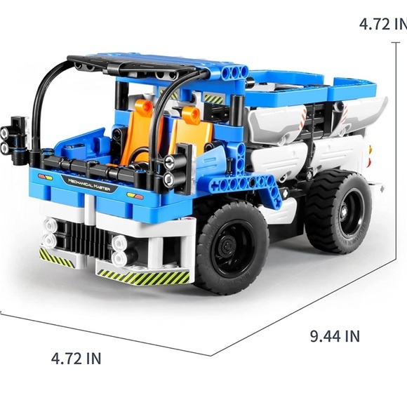 2 in 1 romote Control Technic Concrete MixerTruck Building STEM Learning Play - Picture 3 of 8